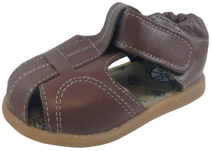 Chausson - pantoufle - babouche Shooshoos Chaussures en cuir Sandales a semelle dure-0
