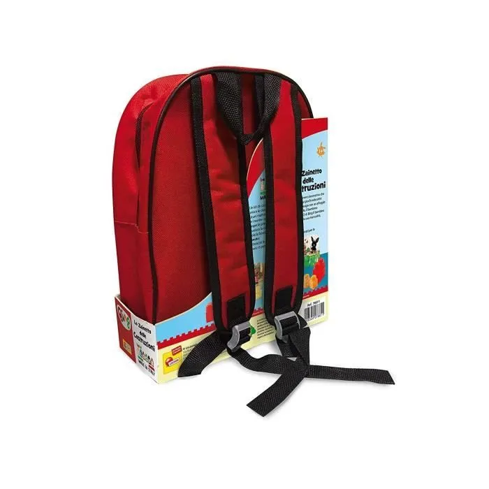Sac à dos - Bing - Lo sac à dos de 76 611 - Rouge - Pour enfants - Inclus constructions-1