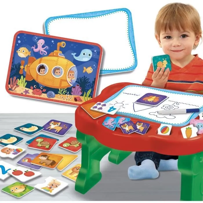 Table éducative - LISCIANI - Carotina Baby - Super Desk - Jeux pédagogiques - Petite enfance - Activités ludiques-1