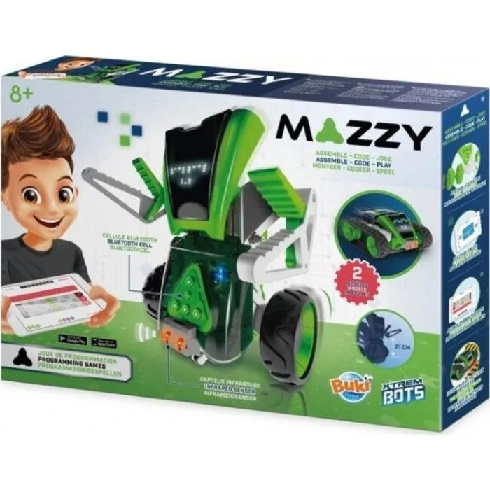 Jeu de programmation - BUKI FRANCE - Mazzy - Capteur d'obstacles - Vert - Pour enfants de 8 ans et plus-3