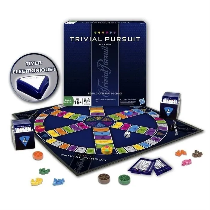 Trivial Pursuit - Master - Jeu de societe de reflexion - Jeu de plateau - Version francaise-3