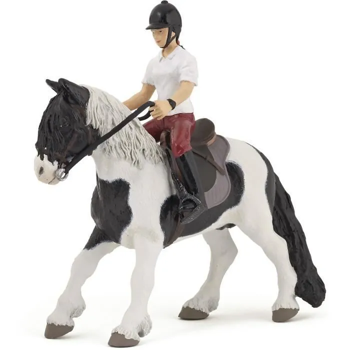 Figurine Poney avec selle - PAPO - CHEVAUX, POULAINS ET PONEYS - Mixte - A partir de 3 ans-1