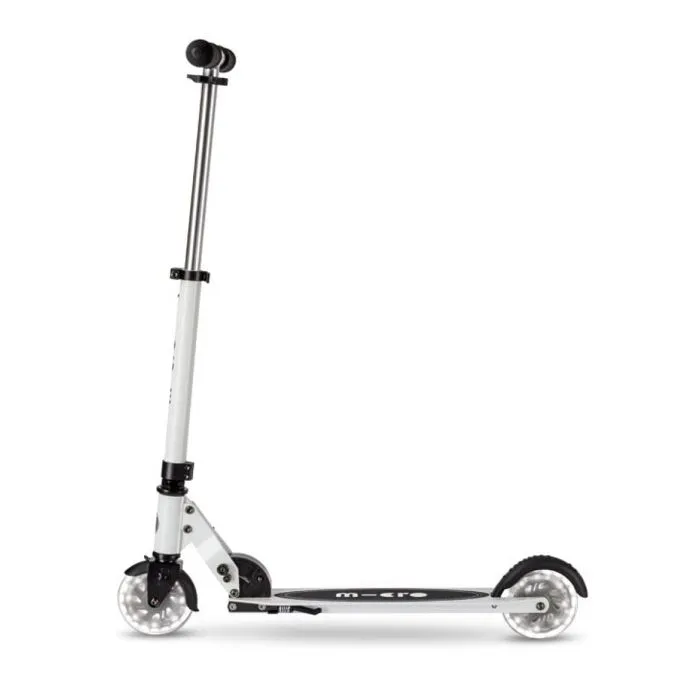 Trottinette enfant 2 roues - Micro - Sprite Glow LED - Blanc - 2,7 kg - Pliable-2