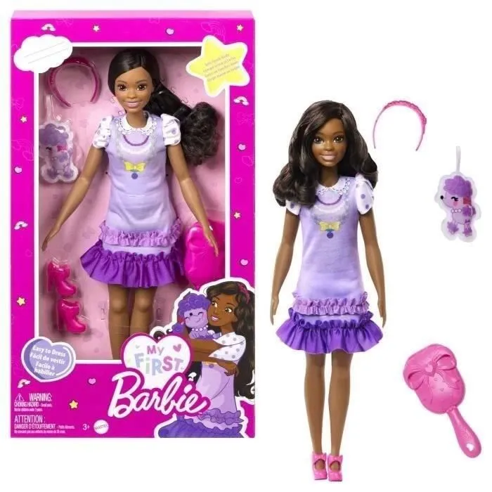 Barbie®-Ma Première Barbie-Poupée Brooklyn pour tout-petits HLL20-0