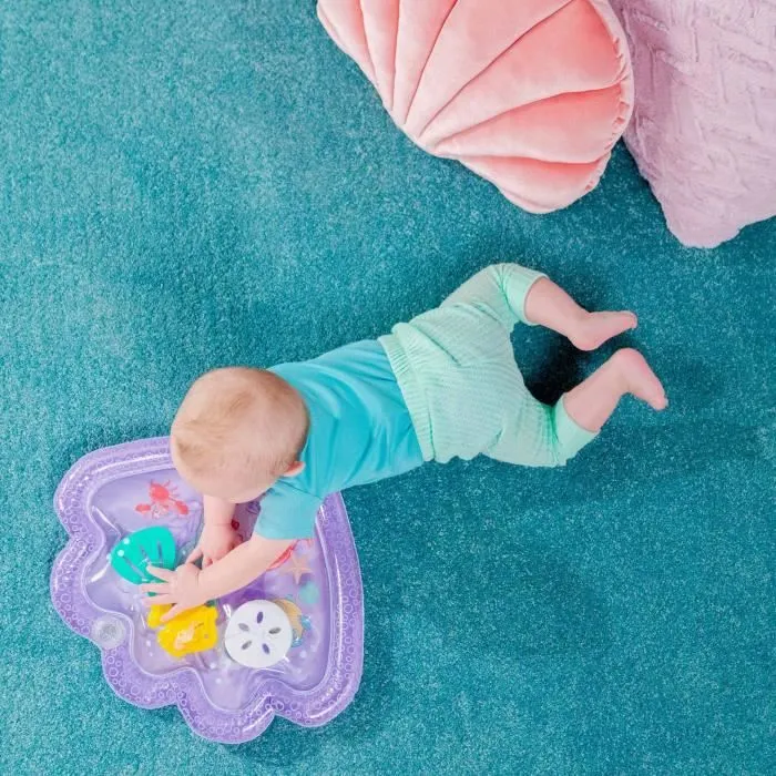 DISNEY BABY -ARIEL- Tapis d'eau pour bébé, jeu sensoriel et d'éveil, gonflable, facile à nettoyer, pliable, jouets dès la naissance-1