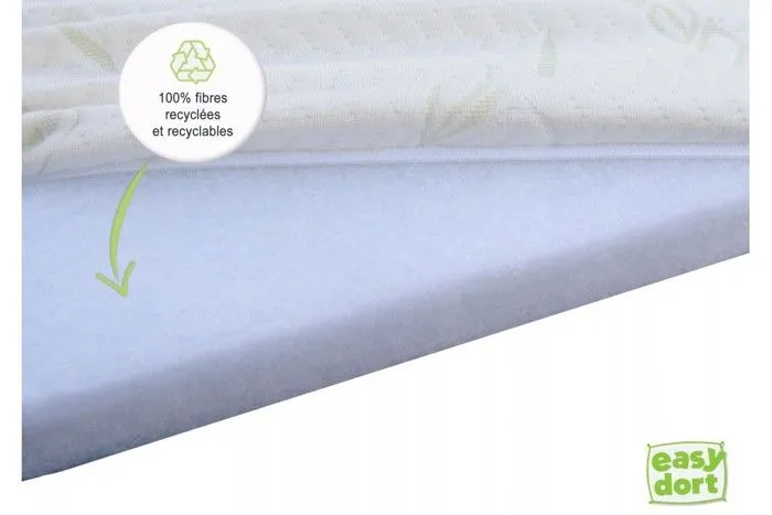 Easy Dort Matelas bébé 50x83 cm | Berceau ou lit bébé | Fabriqué en France | Anti bactérien | Été & Hiver | Double Face | Très Confo-2