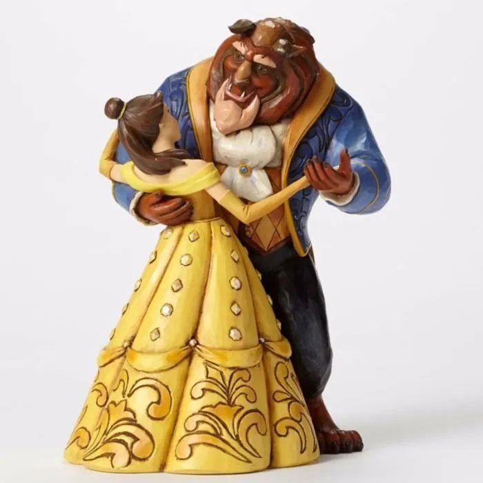 Figurine - Disney Traditions Jim Shore - La Belle et la Bête - Dancing - Moonlight Waltz-1