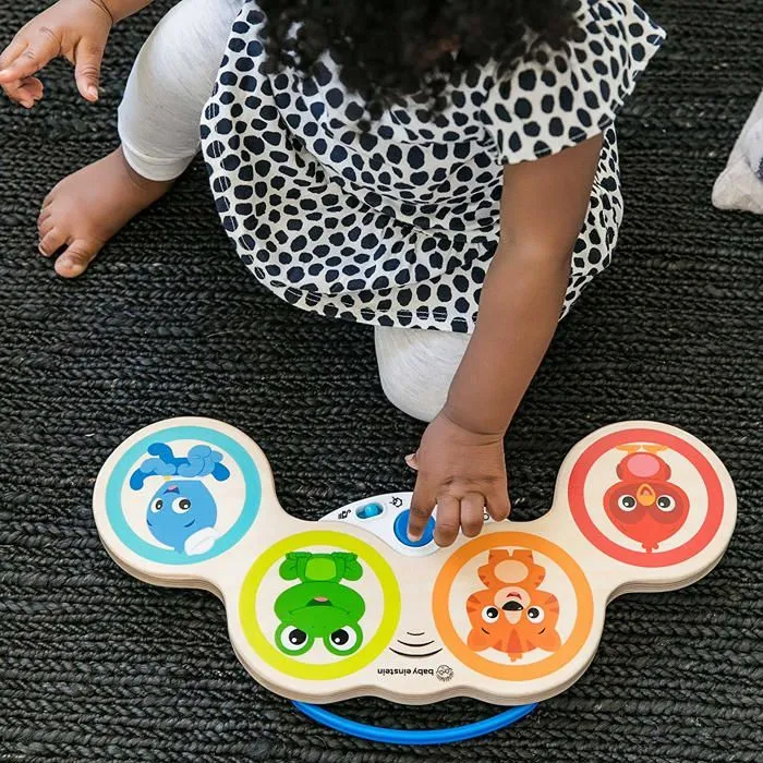 Jouet d'éveil musical en bois tactile et électronique Baby Einstein - Magic Touch Drums HAPE-2