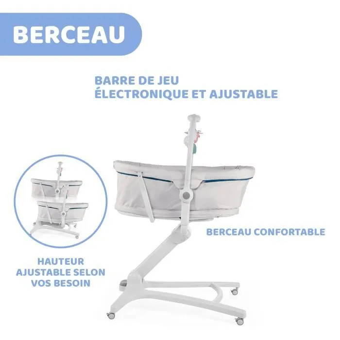 CHICCO Transat berceau 4 en 1 - Baby Hug - Glacial-3