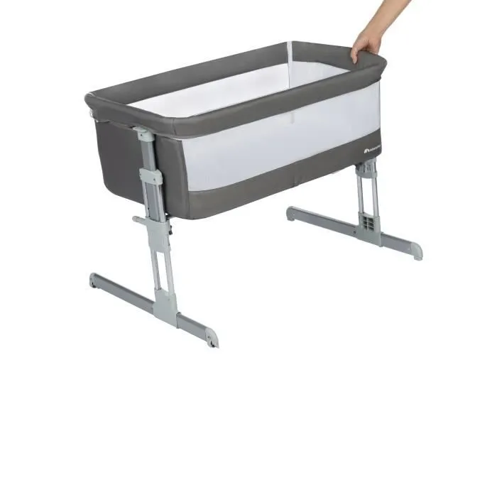 BEBECONFORT CALIDOO lit cododo, berceau bébé, lit bébé, de la naissance jusqu'à 9 kg, Tinted gray-4