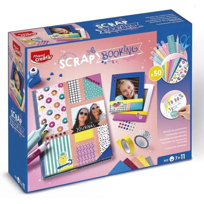 Coffret scrapbooking - MAPED - Kit complet avec plus de 50 accessoires - Age 7+-4