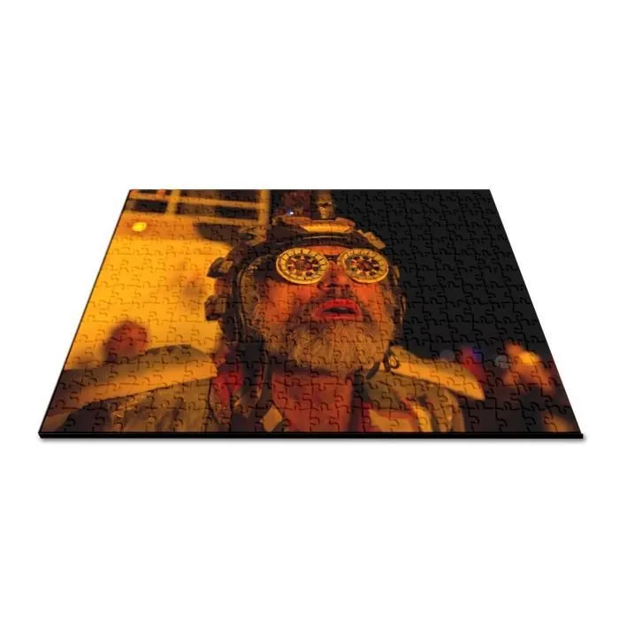 Puzzle Classique 280 pièces Homme Au Burning Man Festival Nevada Hippie Etats Unis Desert-2