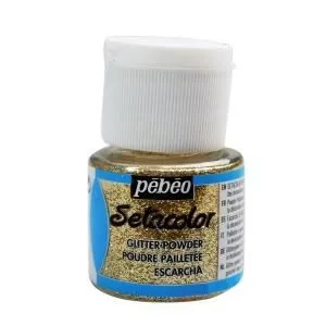 Poudre pailletée - Pébéo - Sétacolor - 10g - Effet scintillant - Pour créations textiles-0