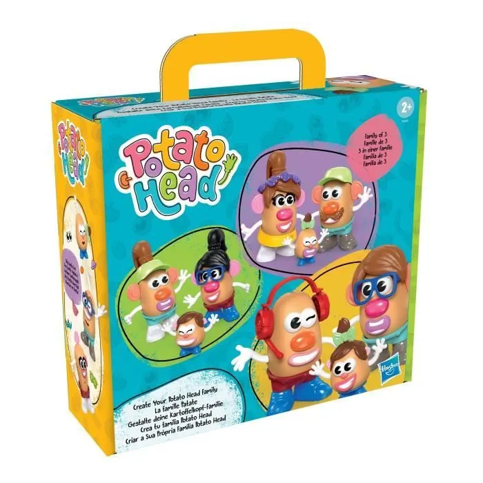 Potato Head coffret La famille Patate avec 44 pièces, jouets préscolaires créatifs pour tout-petits, pour filles et garçons, à parti-8