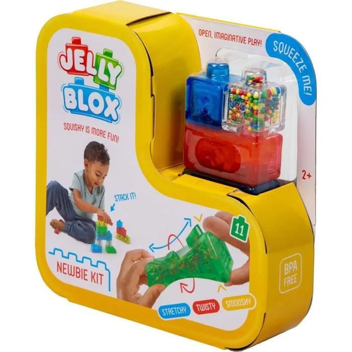 Jeu de construction - GOLIATH - Jelly Blox Newbie Kit - Blocs souples et tactiles dès 2 ans-2