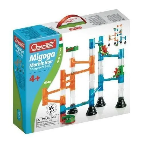 Jeu de plein air - QUERCETTI - Marble Run - Circuit de billes transparent - 46 pièces-0
