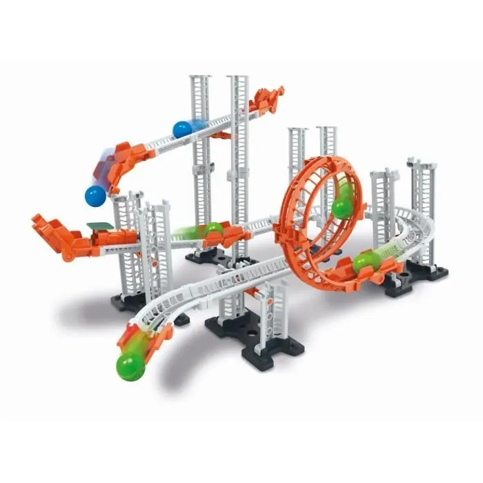 Clementoni - Action & Réaction - Coffret Starter set - Circuit bille - 50 pièces-1