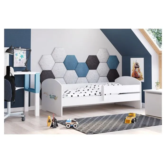 1001Jouets - 5903641555074 - Lit enfant 160x80 AVION avec matelas-4