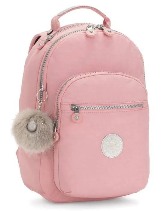 Sac à dos - Kipling - Seoul Backpack S - Rose - 25x35x11 cm - 440g-1