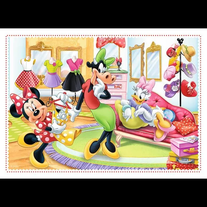 Puzzle 4in1 Minnie et ses amis-5