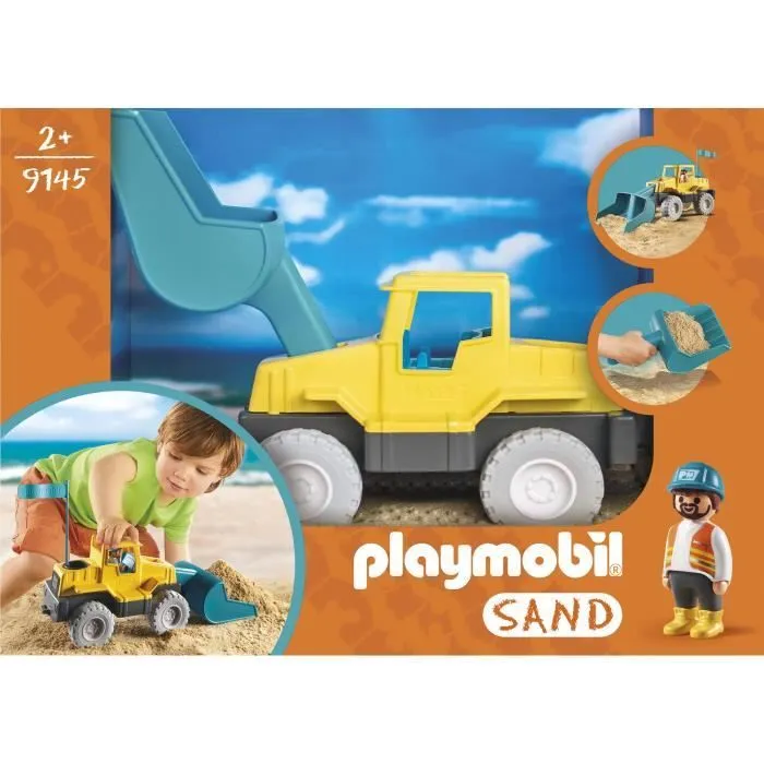 Chargeur avec Pelle - PLAYMOBIL 9145 - Playmobil Sand - Mixte - A partir de 2 ans-1