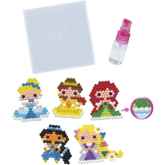 Aquabeads - EPOCH - Coffret Princesses Disney - Plus de 800 perles étoiles multicolores-2