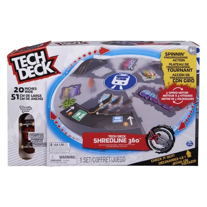 Rampe Motorisée Shredline 360° - Tech Deck - Finger Skate-5