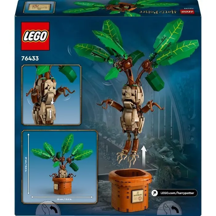 LEGO® Harry Potter 76433 Mandragore - Plante et pot - Idée de cadeau magique pour enfants-5