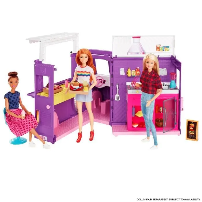 BARBIE - Le Food Truck de Barbie - 45 cm-2