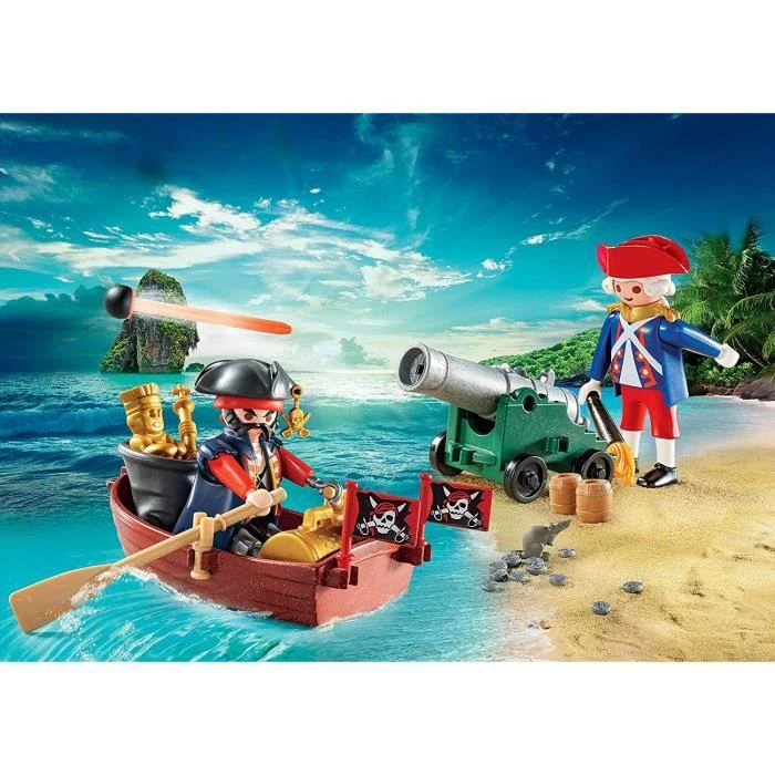 PLAYMOBIL 9102 - Pirates - Valisette Pirate et Soldat