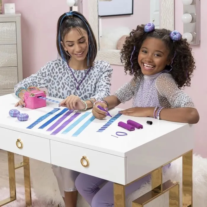 COOL MAKER - Hollywood Hair Studio - 6056639 - Machine pour créer coiffures sur cheveux et accessoires - Loisirs créatifs enfants-4