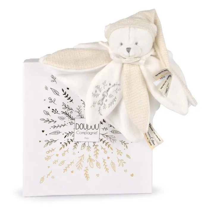 Doudou plat pétales Ours-0