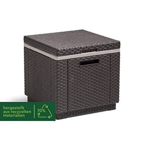 Glacière - Allibert - GF05819 - Marron - Plastique - Pratique pour sorties en plein air-2