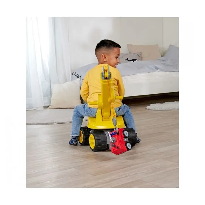 Jouet de construction - BIG - Power-Worker Maxi Grue - Jaune - 3 ans et plus - Extérieur-2