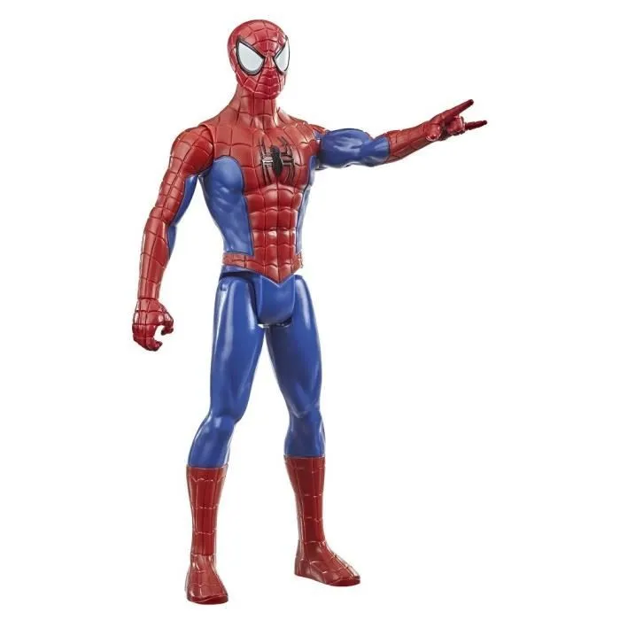 Figurine Spider-Man 30 cm, Jouet Titan Hero Series pour enfant, dès 4 ans, Marvel Spiderman-0