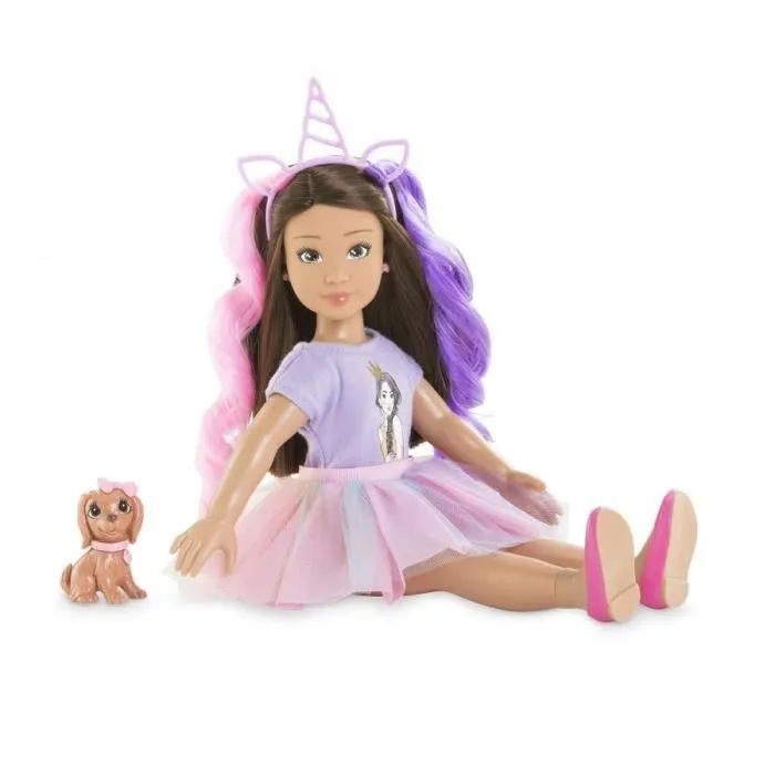 Poupée mannequin Corolle Girls Coffret luna licorne - 28cm - Multicolore - 4 ans - Beige - Enfant-2