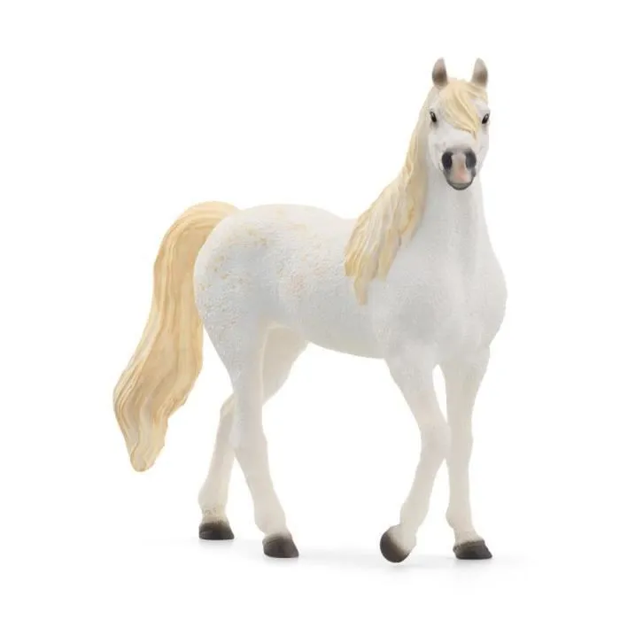 Figurine - SCHLEICH - Jument arabe - Couleur principale: Blanc - Âge: 5 ans - Utilisation: Intérieur-0
