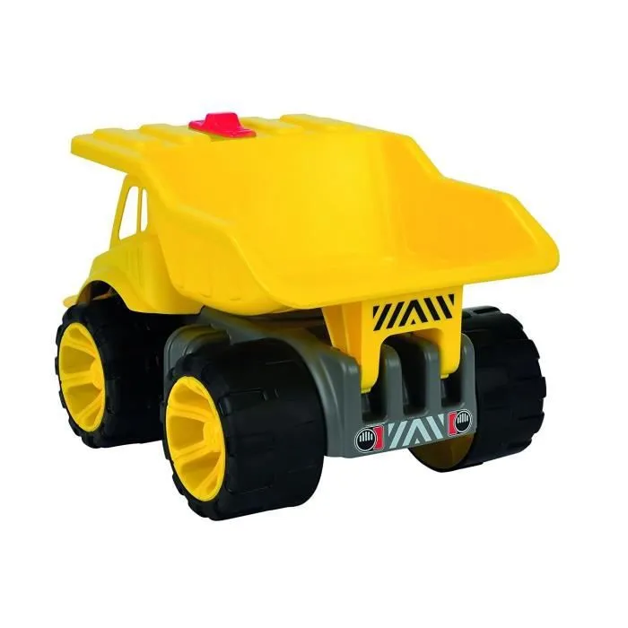 Camion Benne - Smoby - BIG MAXI - Benne basculante - Grosses roues soft silencieuses - Jaune-3