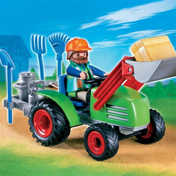 Playmobil - Agriculteur avec tracteur 4143 - La ferme - Playmobil Country - Mixte - A partir de 4 ans-1