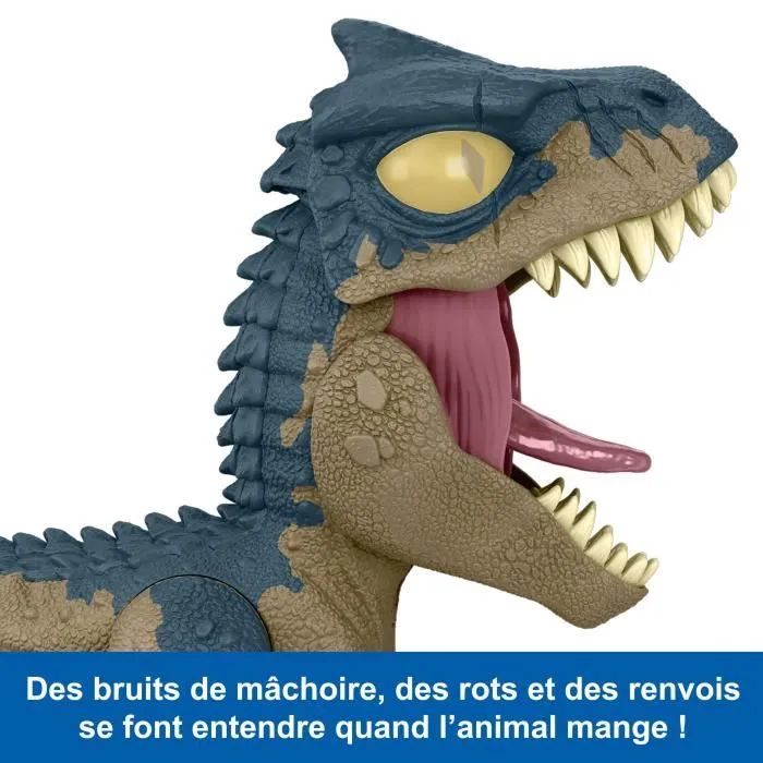 Jurassic World : Chomp-Allosaurus Méga Rugissement-figurine de dinosaure HVB45-5