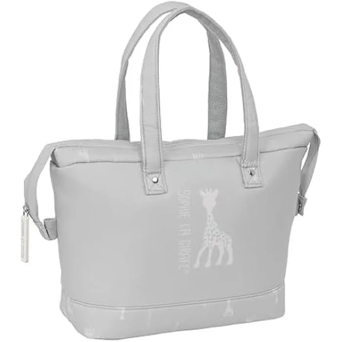 Trousse de toilette - SAFTA - SOPHIE LA GIRAFE MUM - Imperméable - Matériau recyclé - Pratique et confortable-0