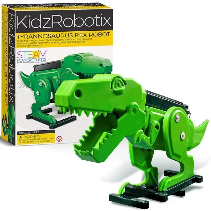 Jouet - 4M - ROBOT T-REX - Vert - Intérieur - Piles - Enfant - Mixte-0