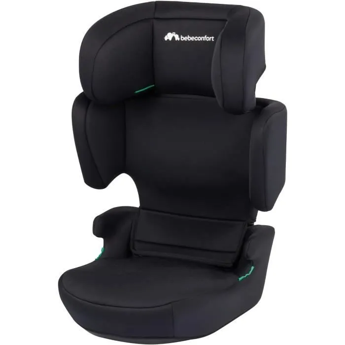 BEBECONFORT Siège auto ROAD SAFE i-Size, Groupe 2/3, Réhausseur ceinturé, de 3,5 à 12 ans environ, 15-36kg,100 à 150cm, Full Black-0