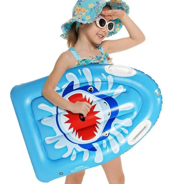 CONFO®La natation portable pour enfants gonflables en pvc de planche de surf flotte des skis nautiques une flottabilité forte et sta-3