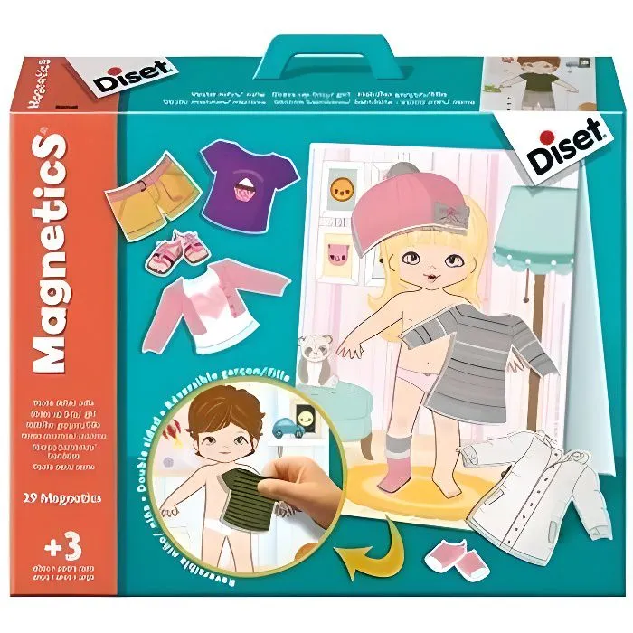 DISET Magnetics - Les Habits - Réversible garçon et fille-0