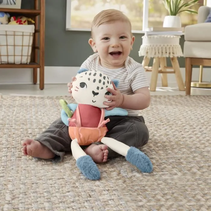 Fisher-Price-Uncia, mon Léopard des Neiges-Jouet d’éveil pour bébé HKD64-2