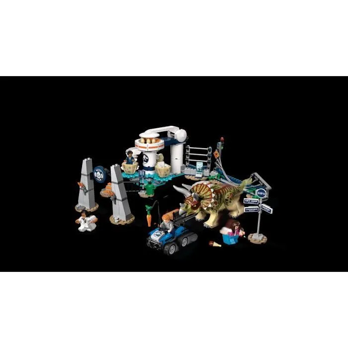 LEGO® Jurassic World™ 75937 La fureur du Tricératops - Jeu de construction-3