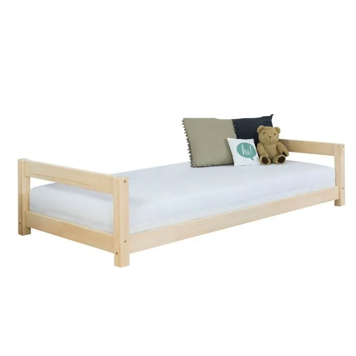 Lit enfant KIDDY 80 x 160 bois naturel-0