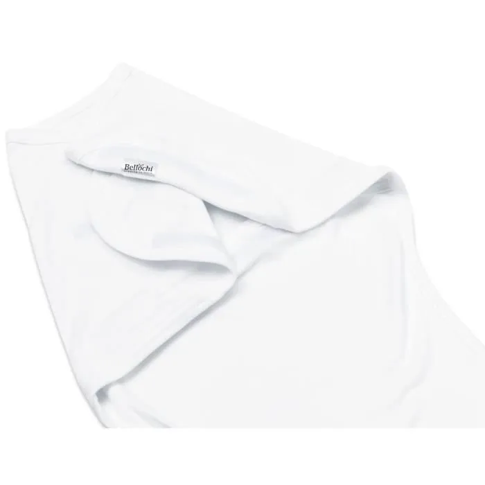 Bellochi Lot de 2 Couverture Emmaillotage Bebe Lange D'emmaillotage 0-3 mois - Coton Doux et Délicat - Certificat - White-2