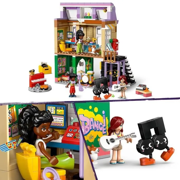 LEGO Friends 42653 Le Magasin de Musique et l’Appartement - Jeu pour Fille dès 7 Ans-2